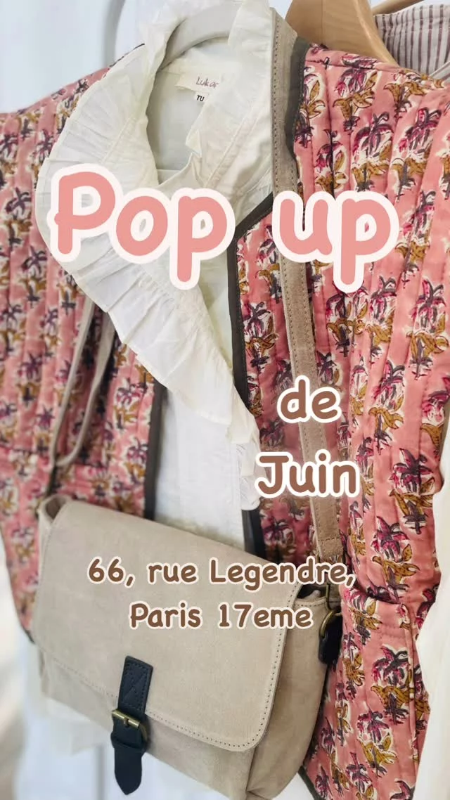 Toko s’installe au 66, rue Legendre 75017 du Mercredi 4 au Dimanche 15 Juin. 11h 19h. 🤩
